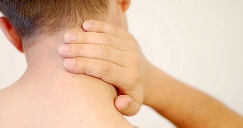 Nackenschmerzen mit zervikaler Osteochondrose
